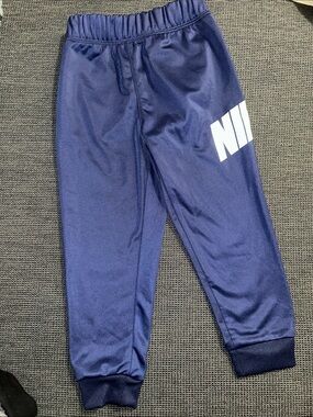 Nike Boys Navy Blue Logo Jogger Pants